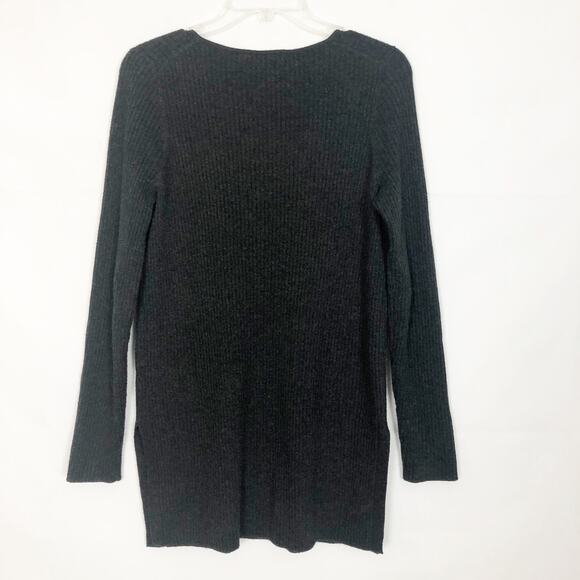 Anthropologie ett:wa Amrita Ribbed Tunic V-Neck Pullover Sweater Size Small - Picture 7 of 12
